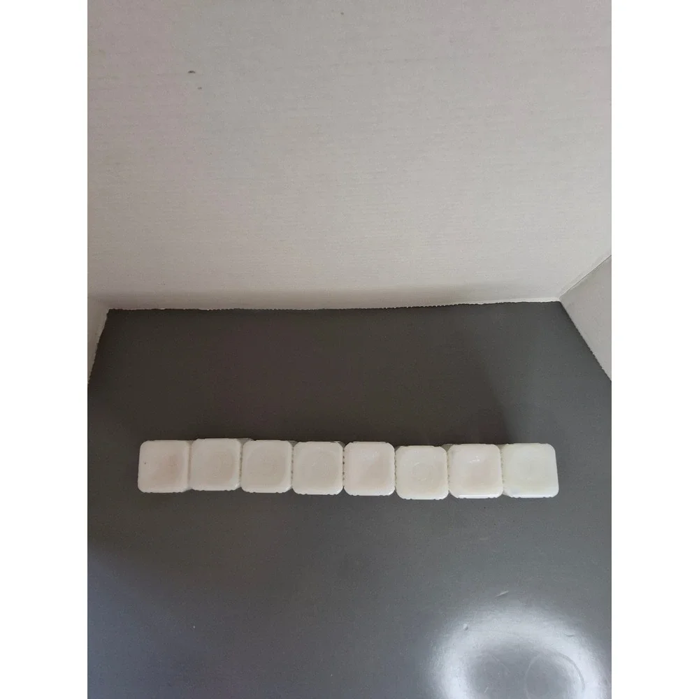 Vintage Griffiths Milk Glass Spice Jars Set of 8 Red Lids Art Deco Kitchen Decor
